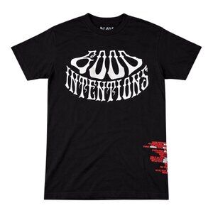 NAV x VLONE Good Intentions Official Merch T-Shirt Black Size M